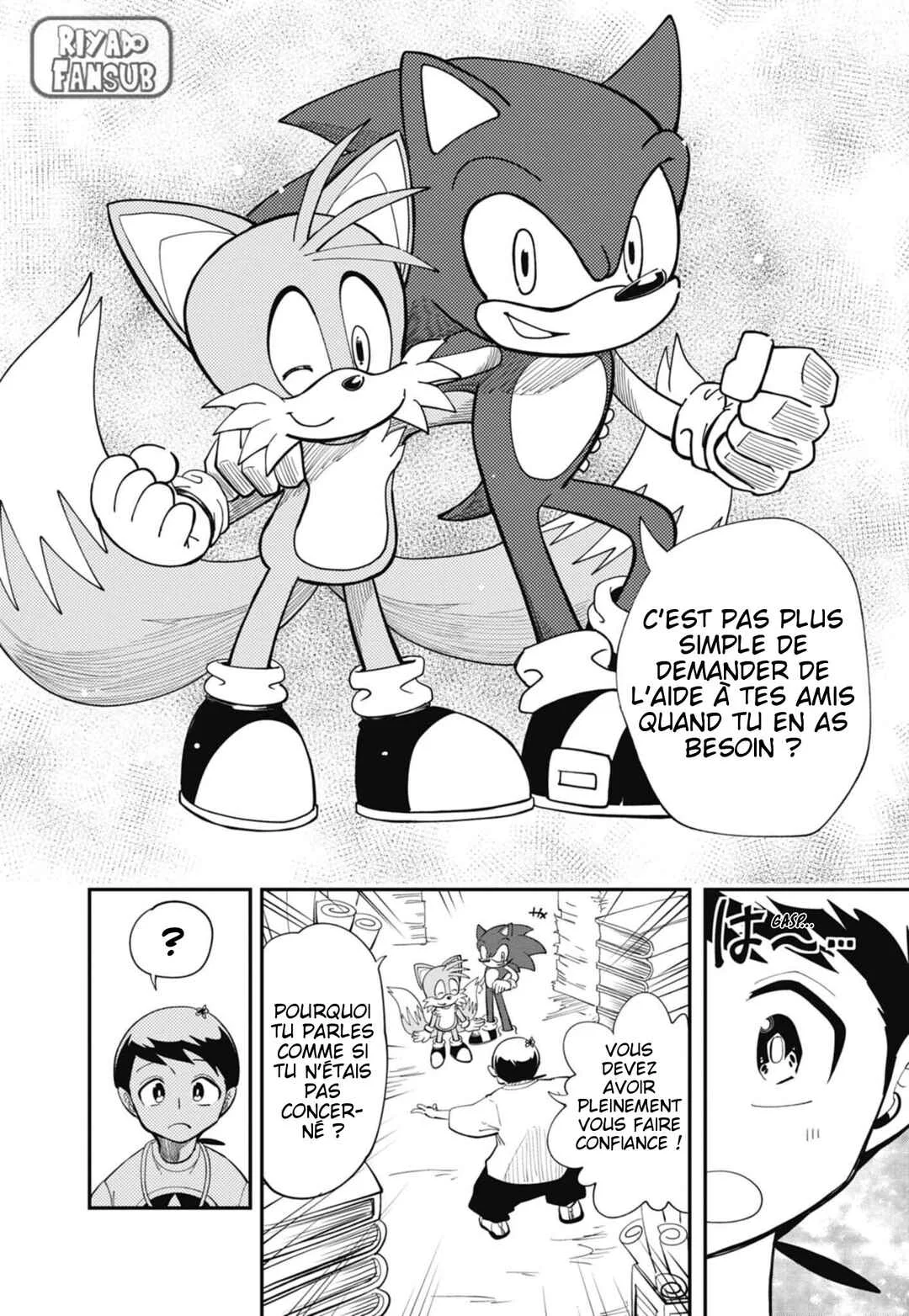 Sonic to Yuuki no Tsurugi Chapitre 3: L'apparition de Tails. - Page 10