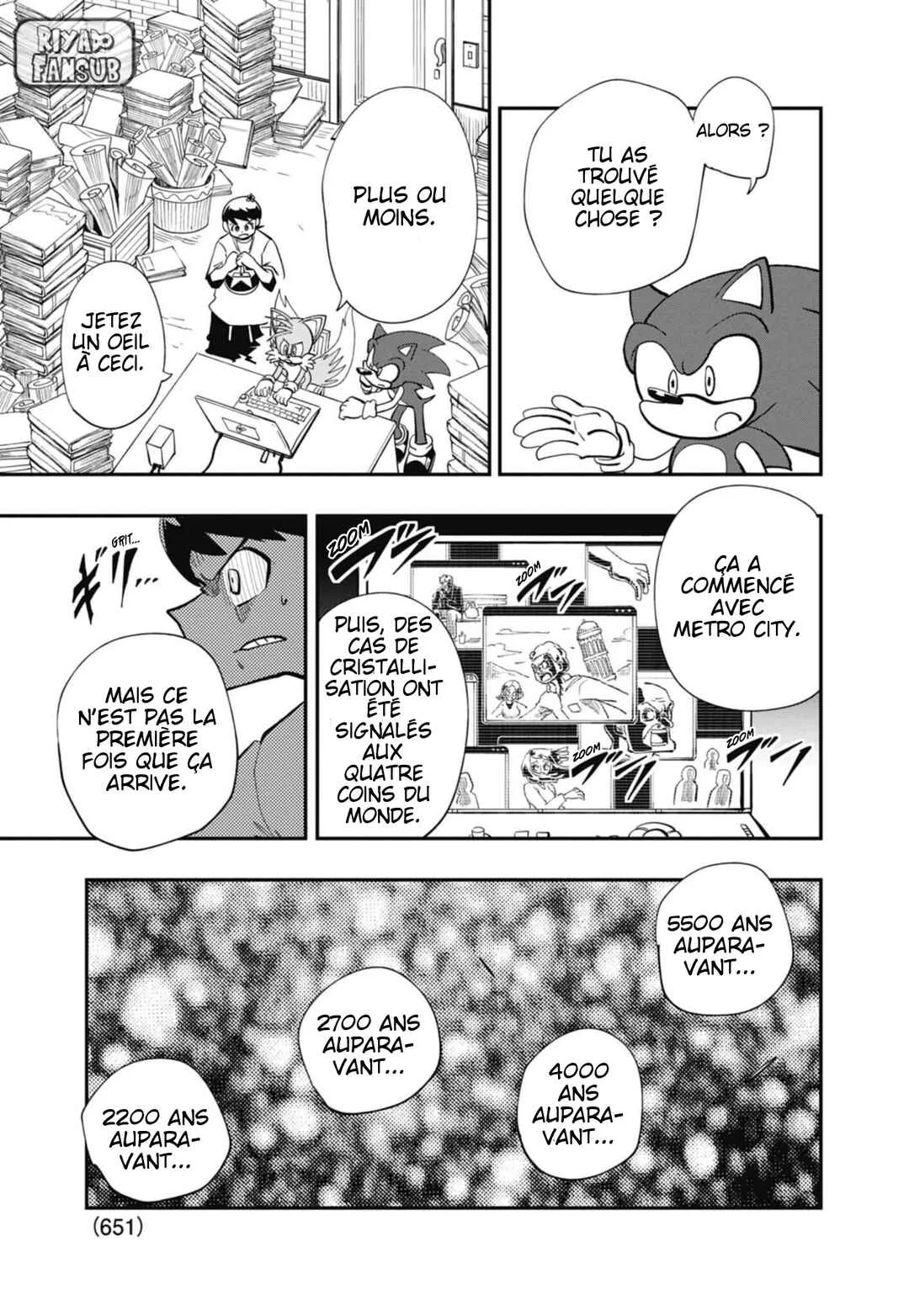 Sonic to Yuuki no Tsurugi Chapitre 3: L'apparition de Tails. - Page 11