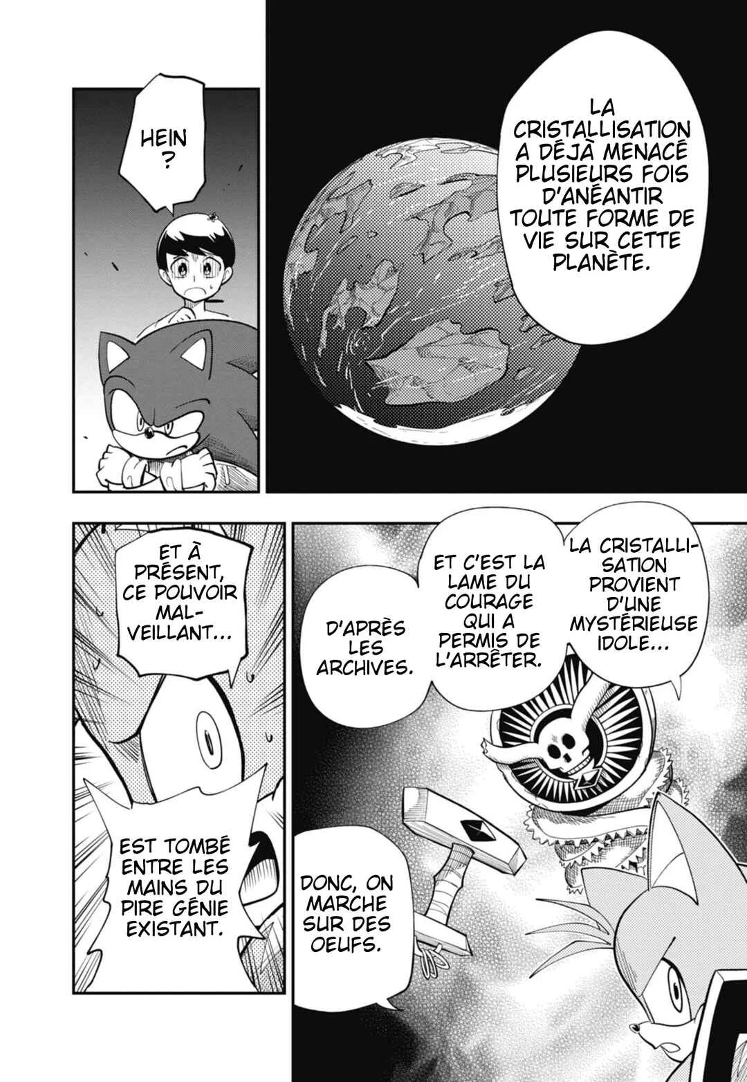 Sonic to Yuuki no Tsurugi Chapitre 3: L'apparition de Tails. - Page 12