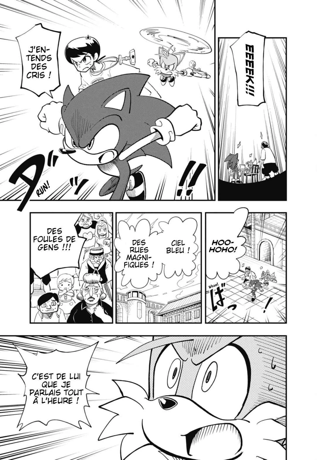 Sonic to Yuuki no Tsurugi Chapitre 3: L'apparition de Tails. - Page 13