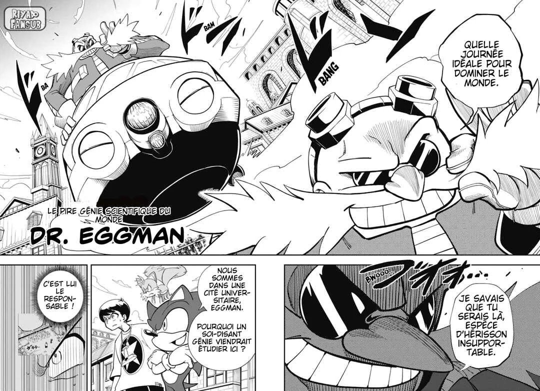 Sonic to Yuuki no Tsurugi Chapitre 3: L'apparition de Tails. - Page 14