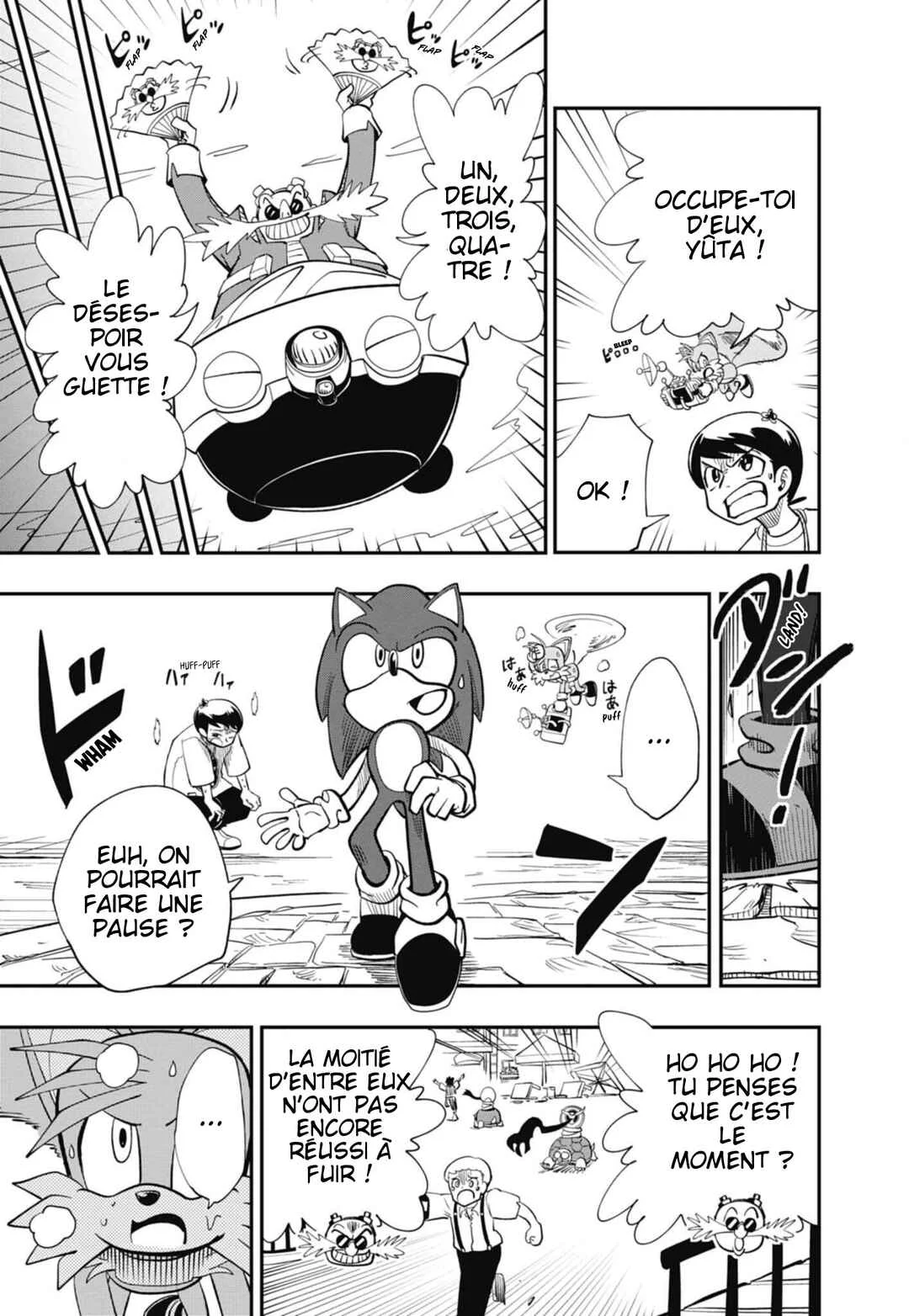 Sonic to Yuuki no Tsurugi Chapitre 3: L'apparition de Tails. - Page 20