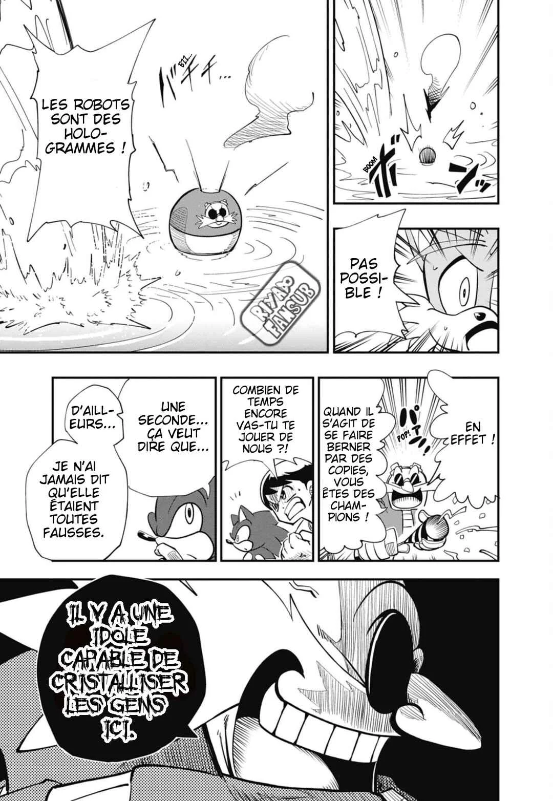 Sonic to Yuuki no Tsurugi Chapitre 3: L'apparition de Tails. - Page 22