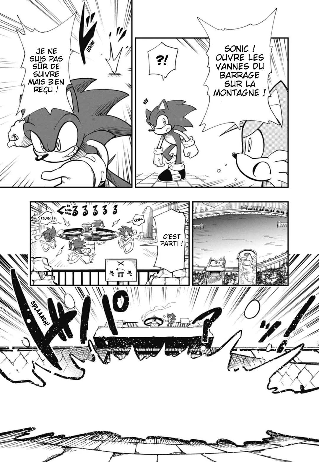Sonic to Yuuki no Tsurugi Chapitre 3: L'apparition de Tails. - Page 24