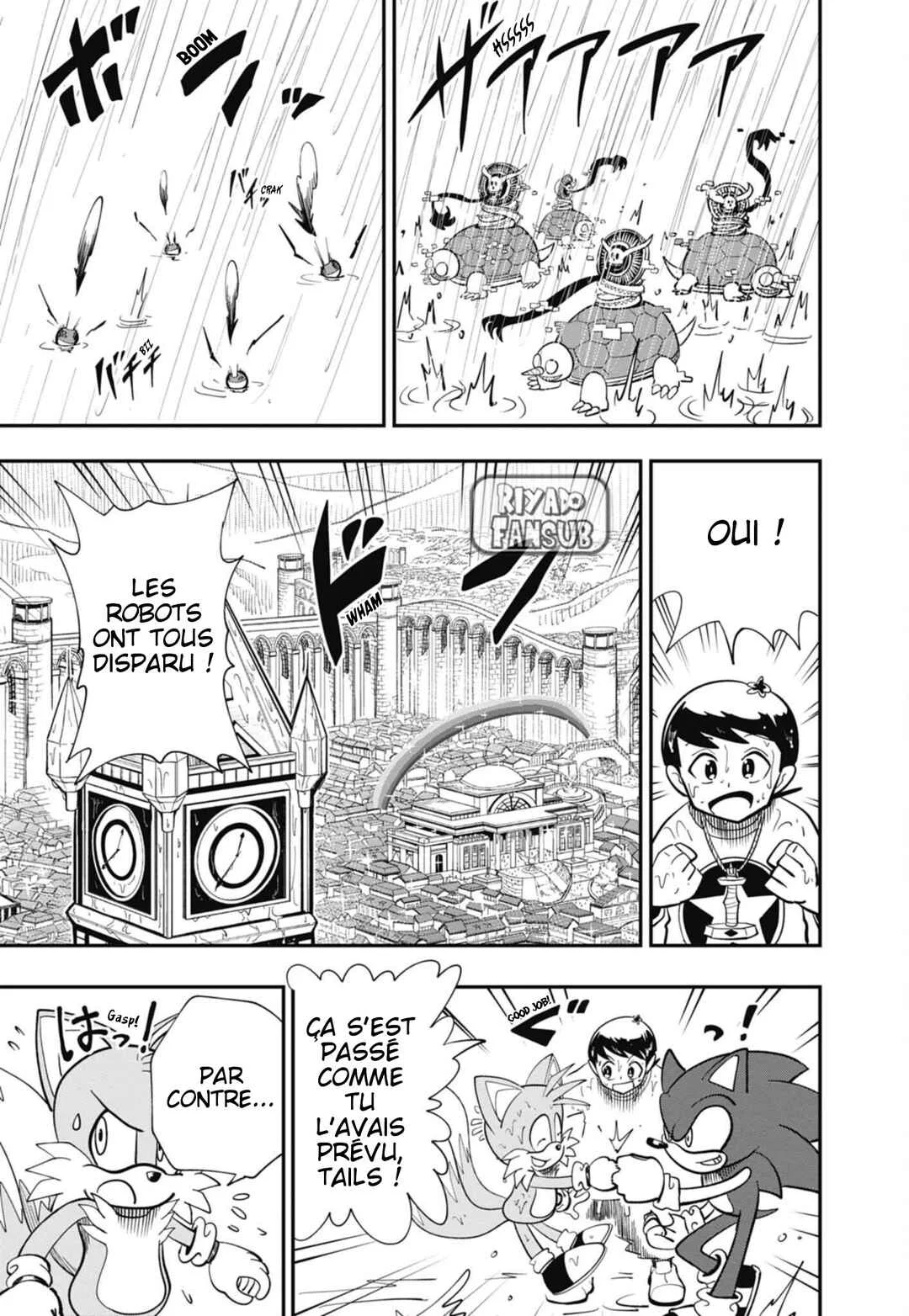 Sonic to Yuuki no Tsurugi Chapitre 3: L'apparition de Tails. - Page 28