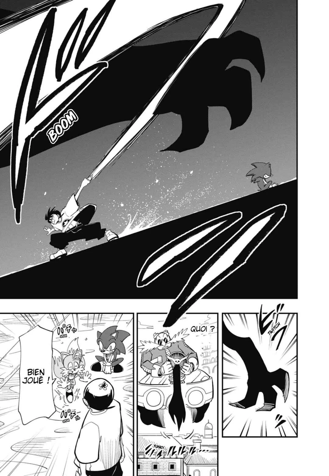 Sonic to Yuuki no Tsurugi Chapitre 3: L'apparition de Tails. - Page 30