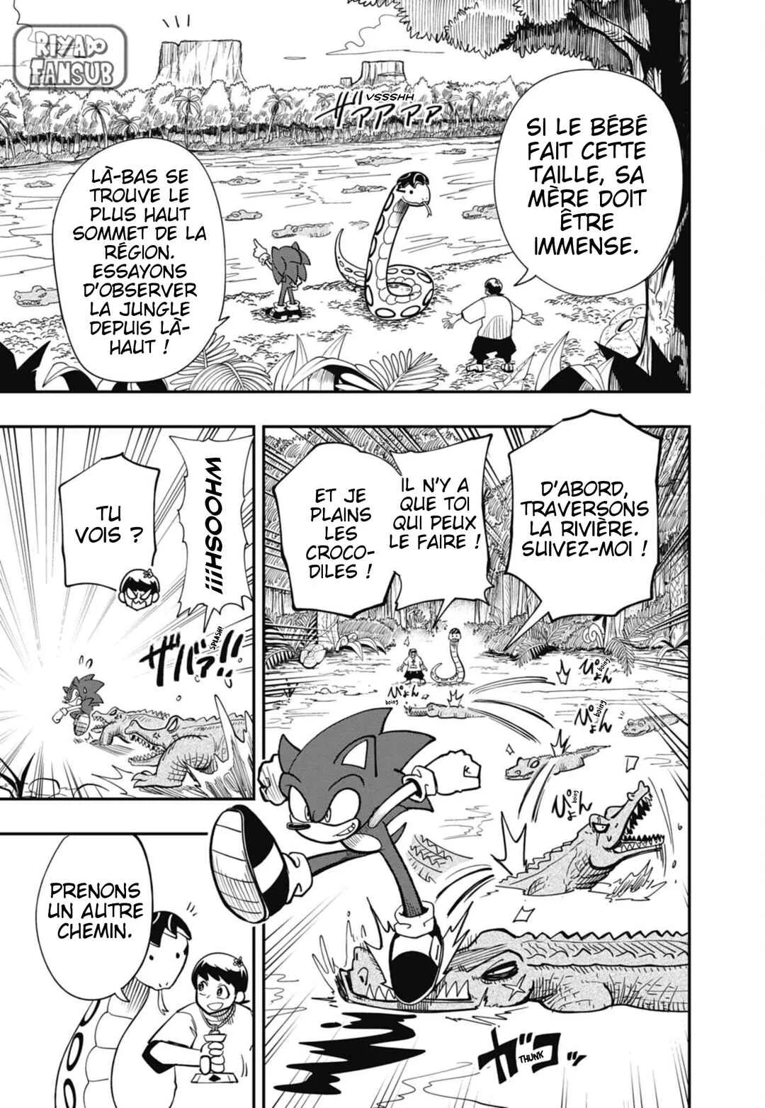 Sonic to Yuuki no Tsurugi Chapitre 4: Traversez la jungle à toute vitesse ! - Page 11
