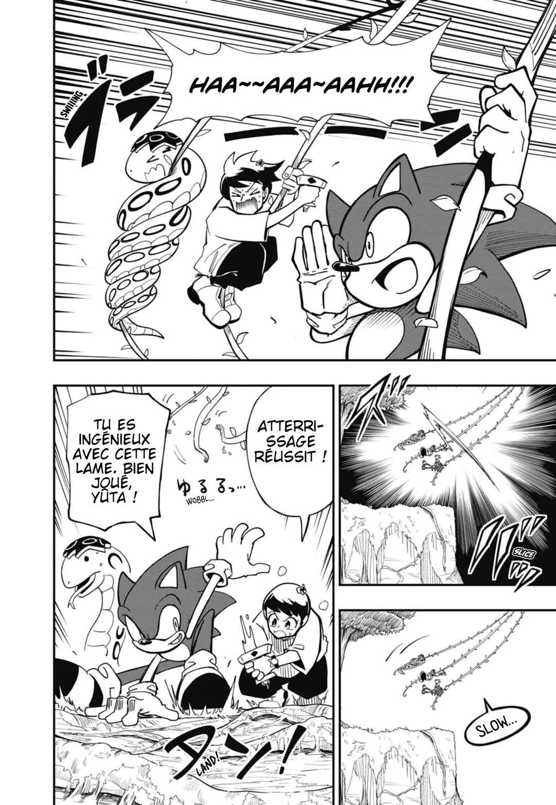Sonic to Yuuki no Tsurugi Chapitre 4: Traversez la jungle à toute vitesse ! - Page 14