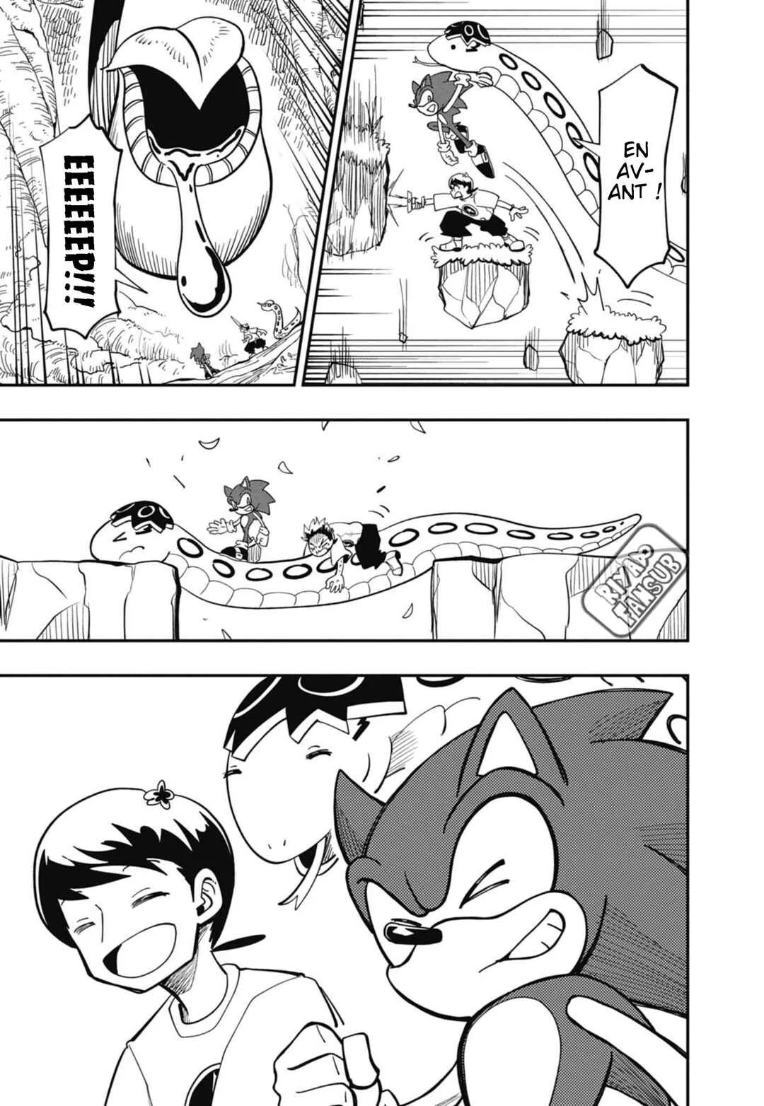 Sonic to Yuuki no Tsurugi Chapitre 4: Traversez la jungle à toute vitesse ! - Page 15