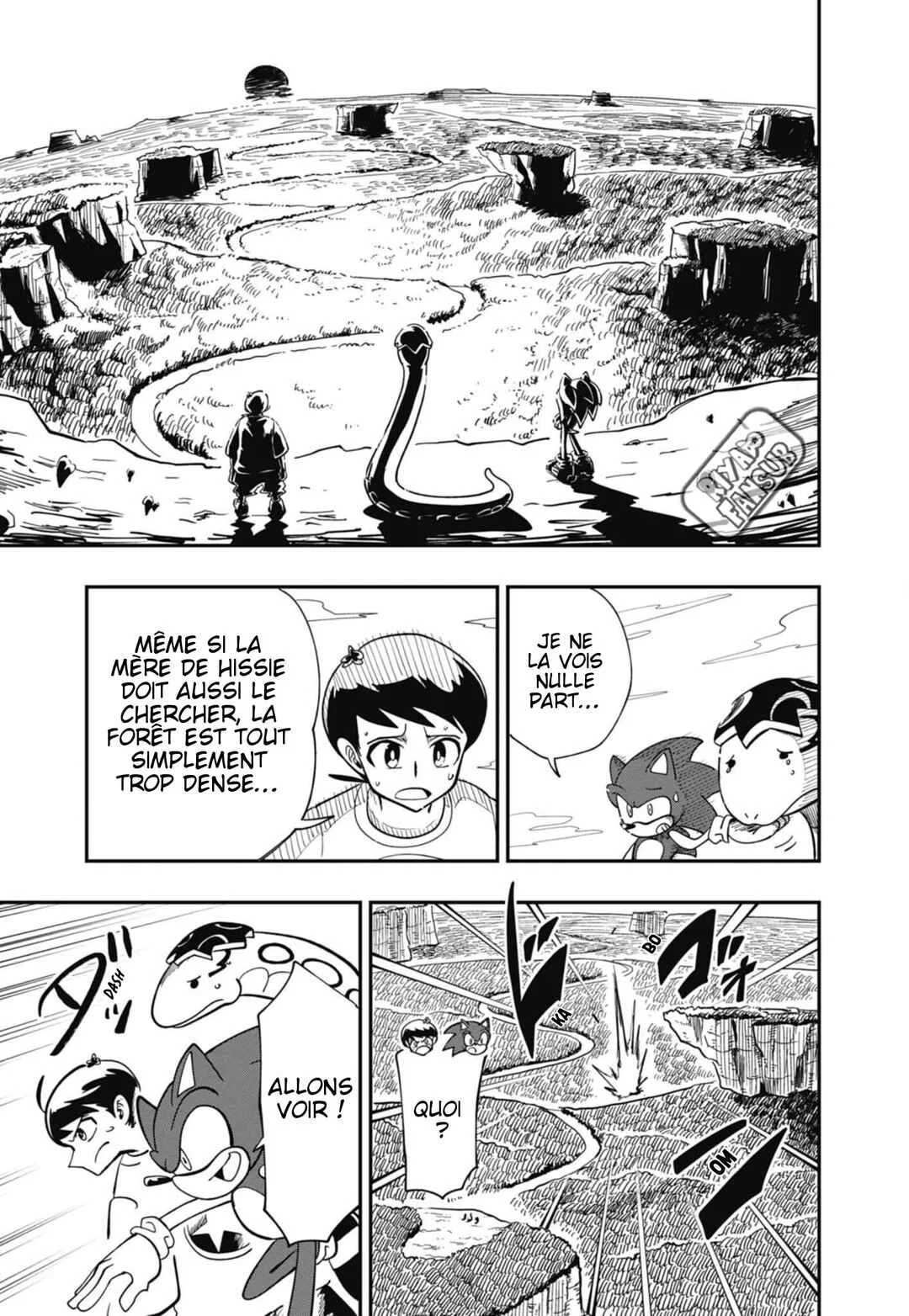 Sonic to Yuuki no Tsurugi Chapitre 4: Traversez la jungle à toute vitesse ! - Page 17