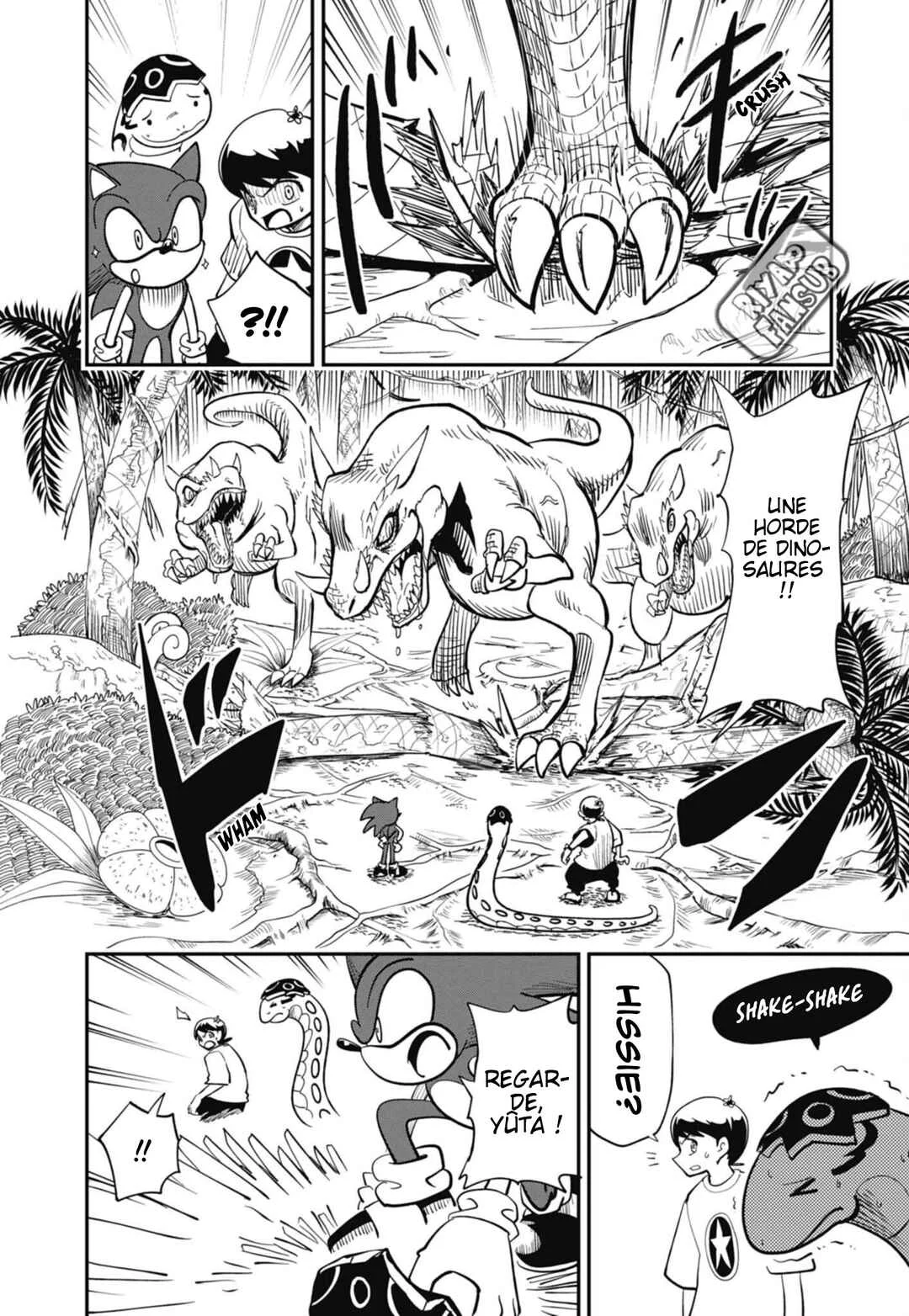 Sonic to Yuuki no Tsurugi Chapitre 4: Traversez la jungle à toute vitesse ! - Page 18