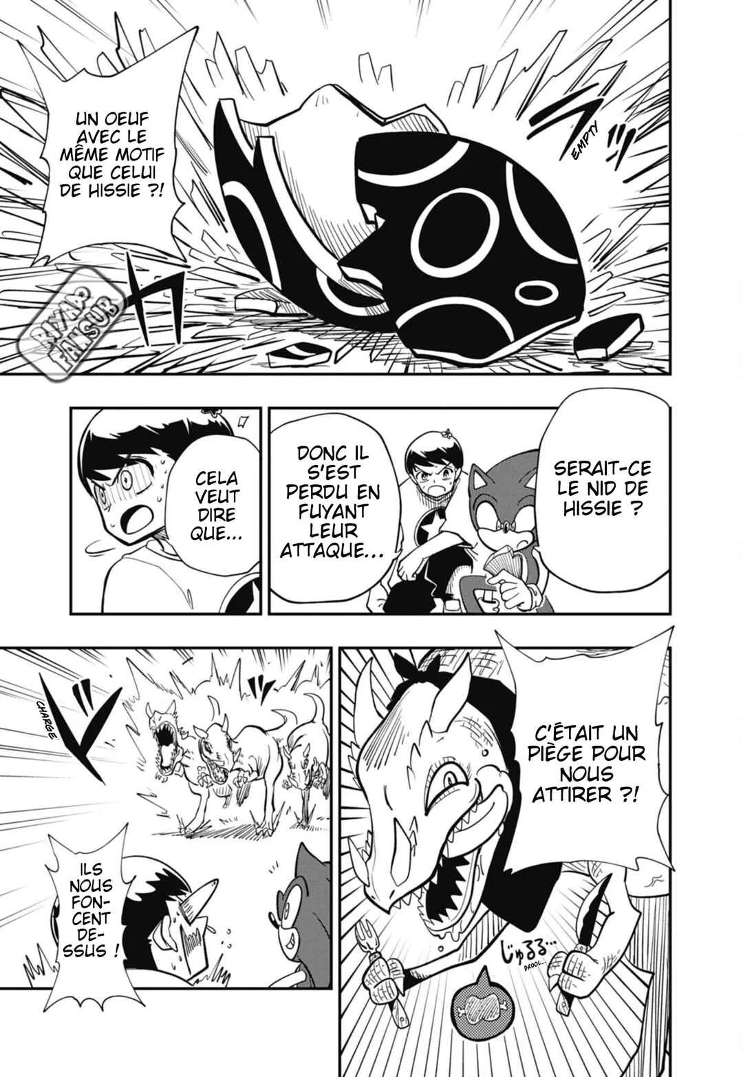 Sonic to Yuuki no Tsurugi Chapitre 4: Traversez la jungle à toute vitesse ! - Page 19
