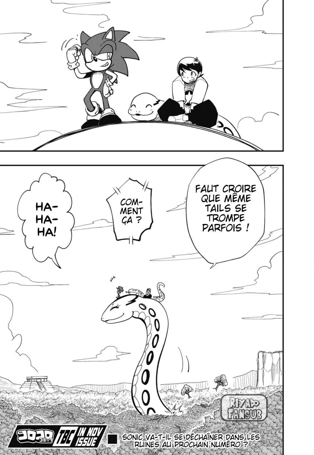 Sonic to Yuuki no Tsurugi Chapitre 4: Traversez la jungle à toute vitesse ! - Page 32