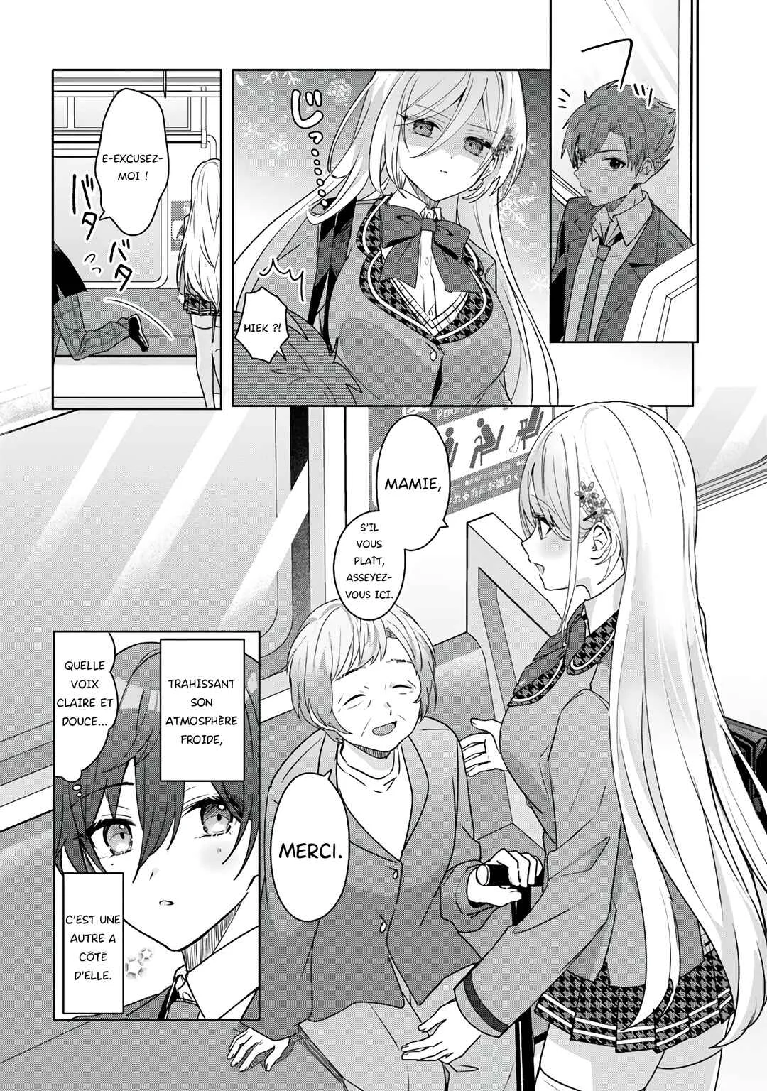 Takou no Koori Hime wo Tasuketara, Otomodachi kara Hajimeru Koto ni Narimashita Chapitre 1.1: Princesse des glaces d'une autre école - Page 7