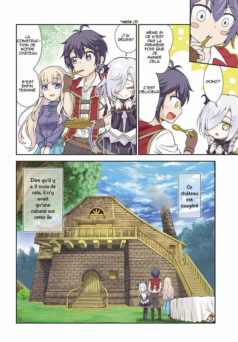 Tenohira Kaitaku Mura de Isekai Kenkokuki ~Fueteku Yome-tachi to Nonbiri Mujintou Life~ Chapitre 1 - Page 2