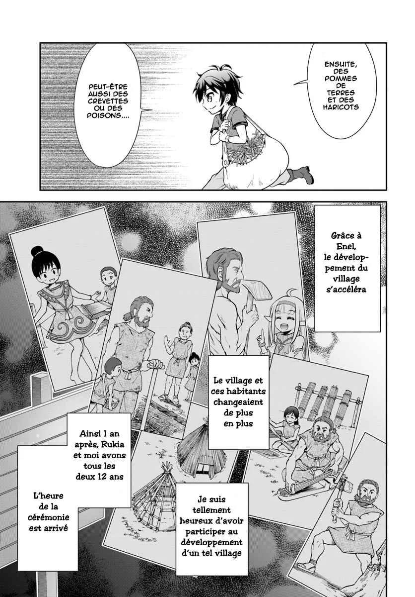 Tenohira Kaitaku Mura de Isekai Kenkokuki ~Fueteku Yome-tachi to Nonbiri Mujintou Life~ Chapitre 2 - Page 22