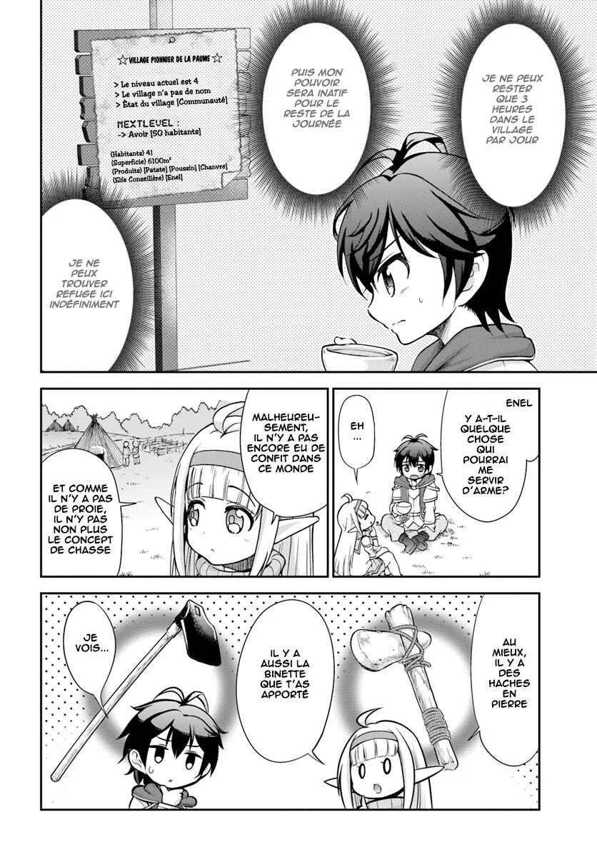 Tenohira Kaitaku Mura de Isekai Kenkokuki ~Fueteku Yome-tachi to Nonbiri Mujintou Life~ Chapitre 3 - Page 3
