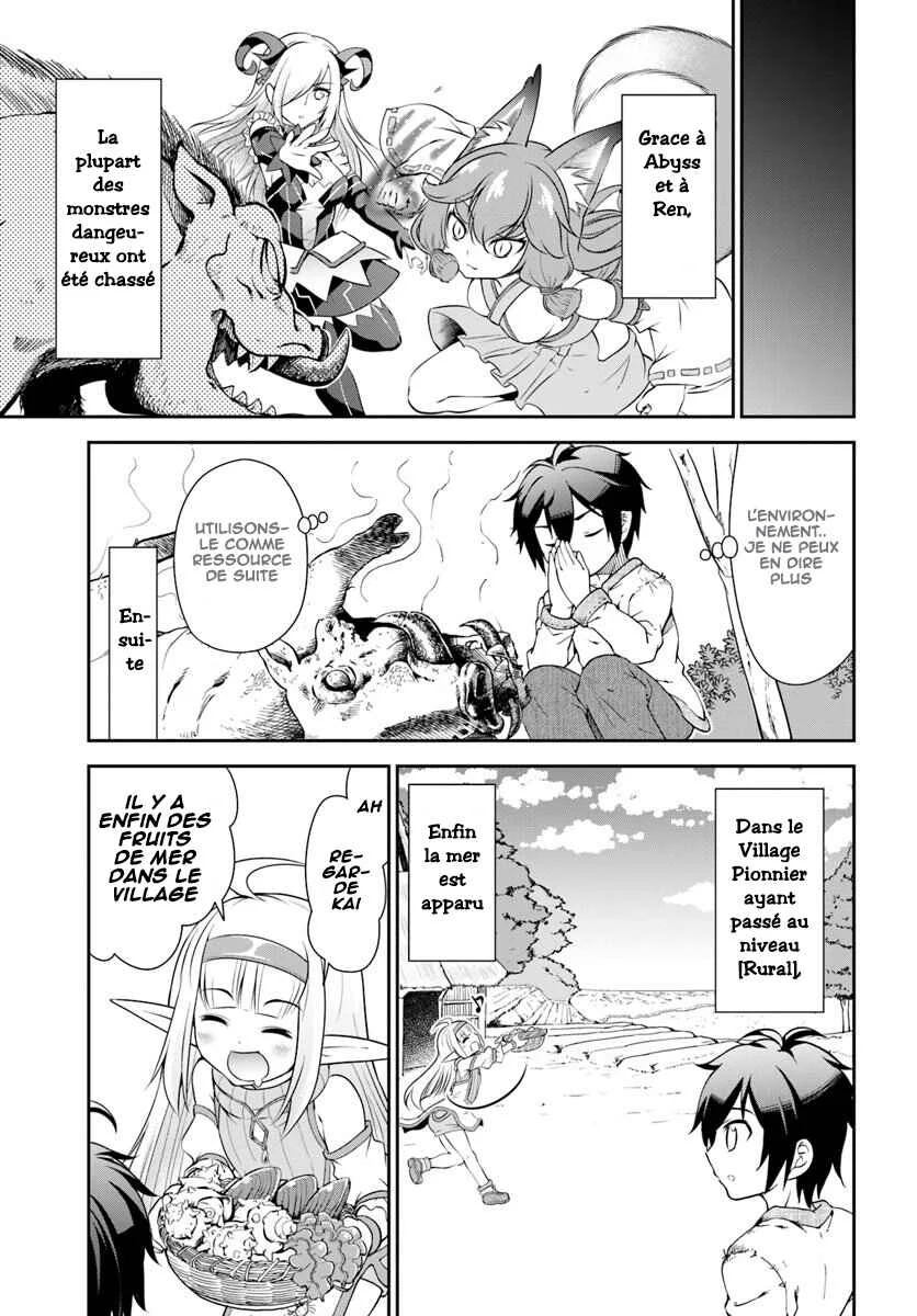 Tenohira Kaitaku Mura de Isekai Kenkokuki ~Fueteku Yome-tachi to Nonbiri Mujintou Life~ Chapitre 9 - Page 7