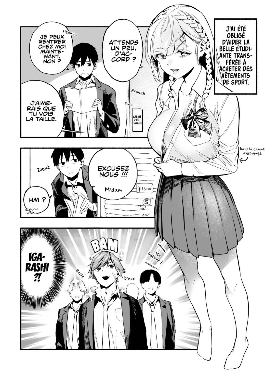 The Angelic Transfer Student and Mastophobia-kun Chapitre 4 - Page 1