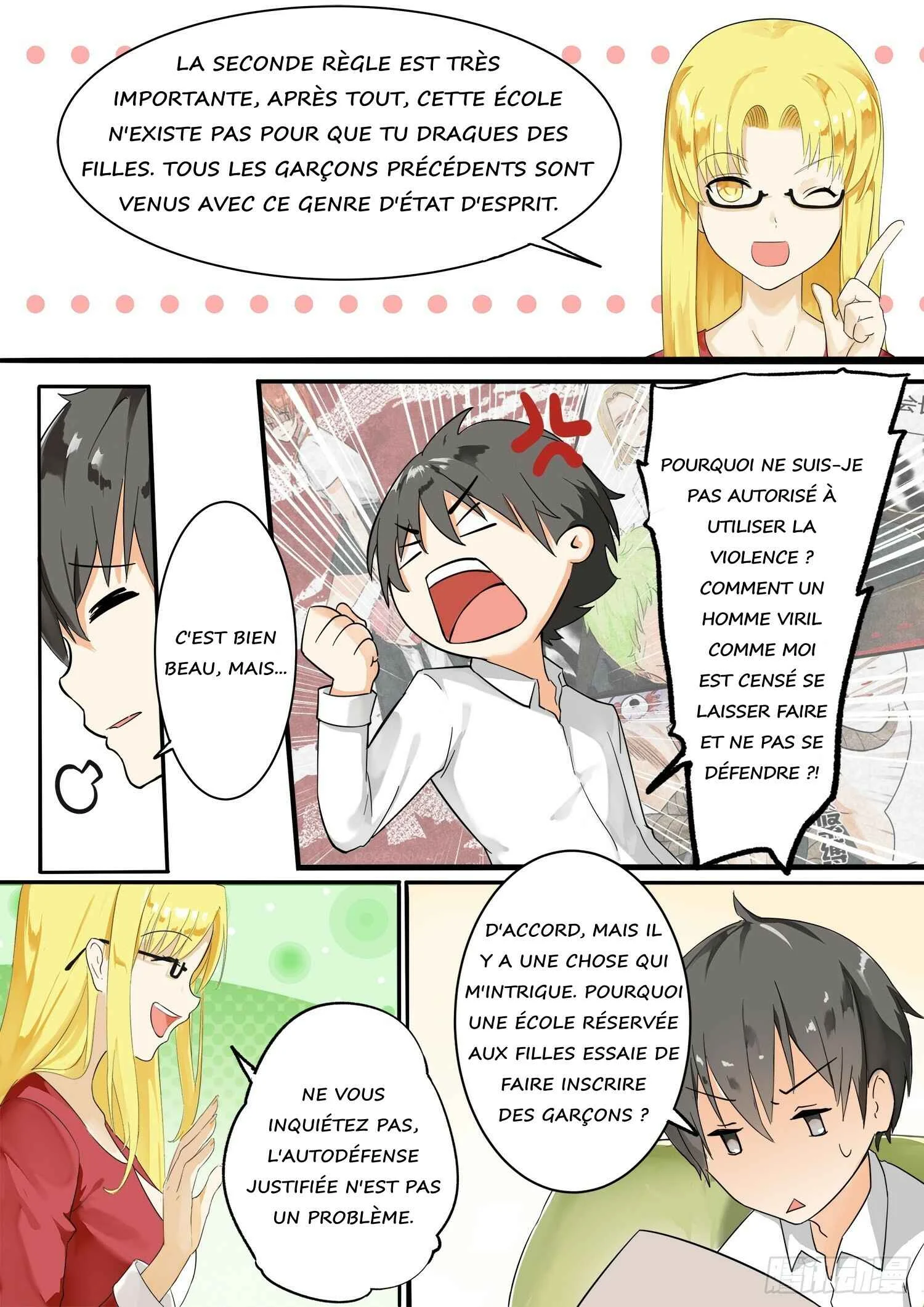 The Boy in the All-Girls School Chapitre 4: Une Surprise en se Promenant - Page 3