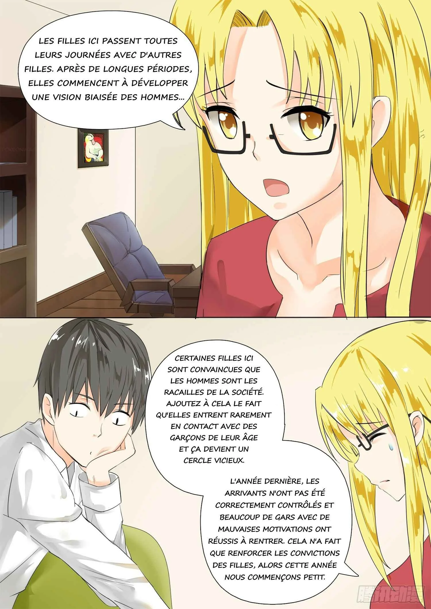 The Boy in the All-Girls School Chapitre 4: Une Surprise en se Promenant - Page 4