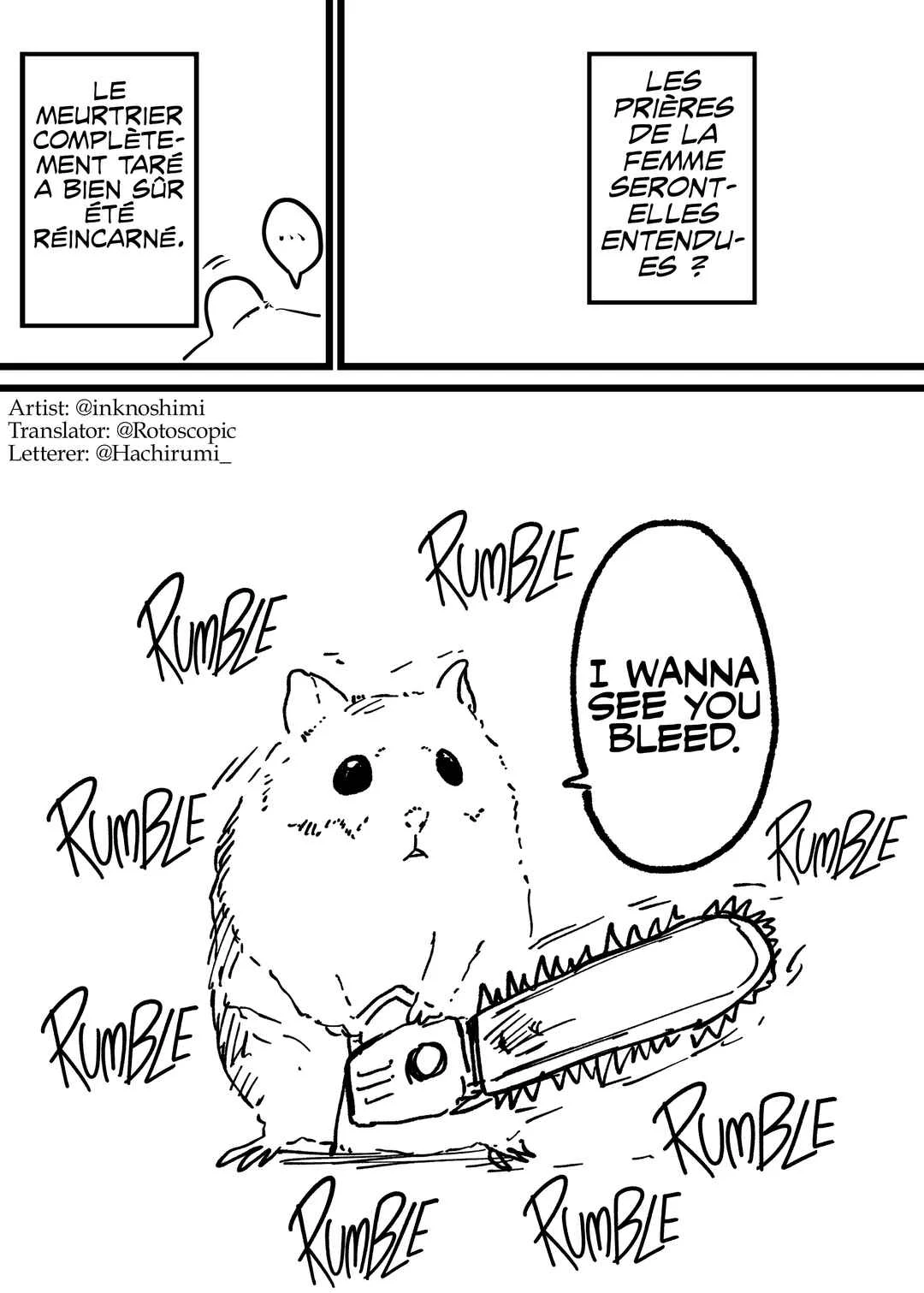 The Crazed Murderer Reincarnated as a Hamster Chapitre 1 - Page 4