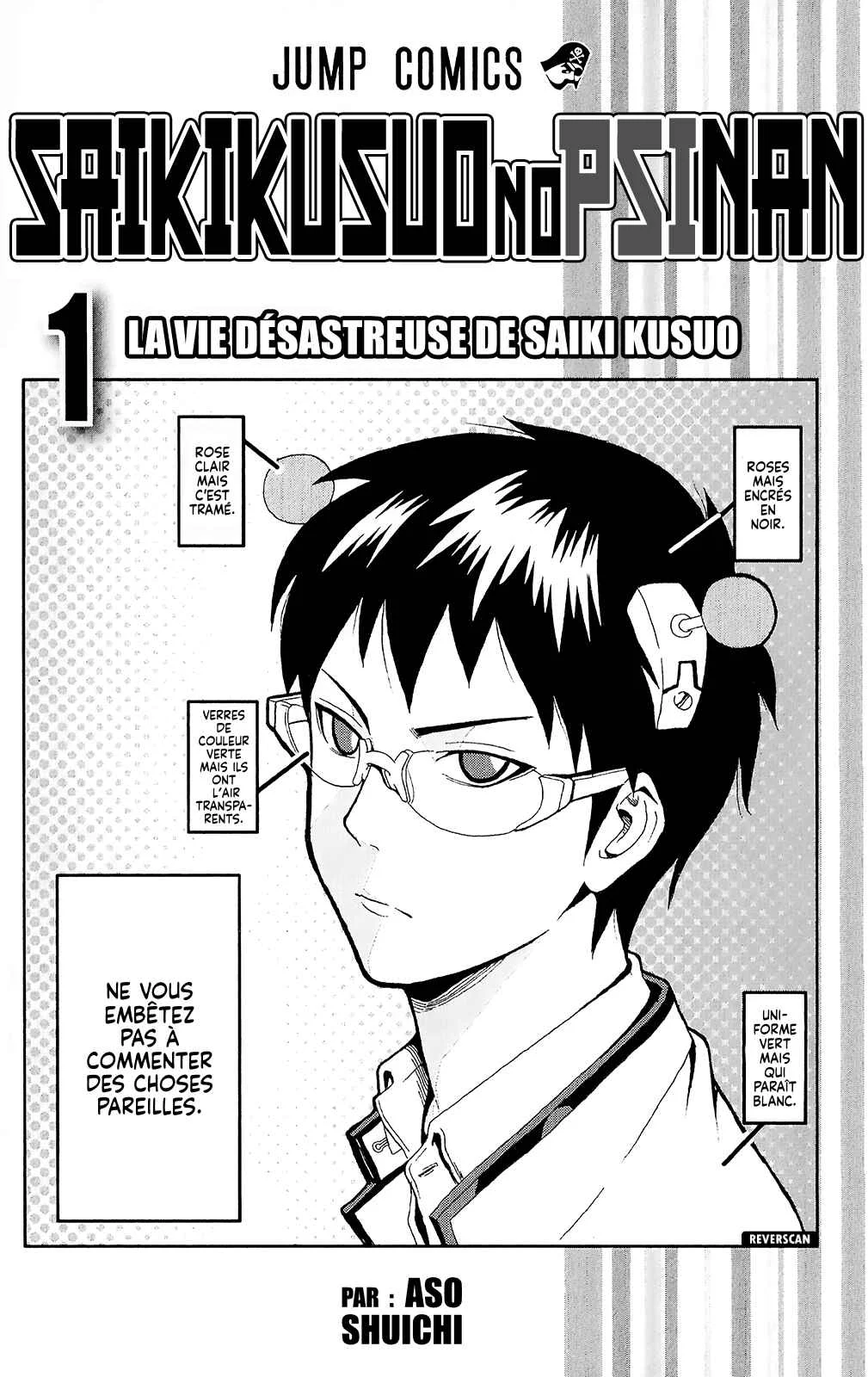 The Disastrous Life of Saiki K. Chapitre 1: La vie désastreuse de Saiki Kusuo - Page 4