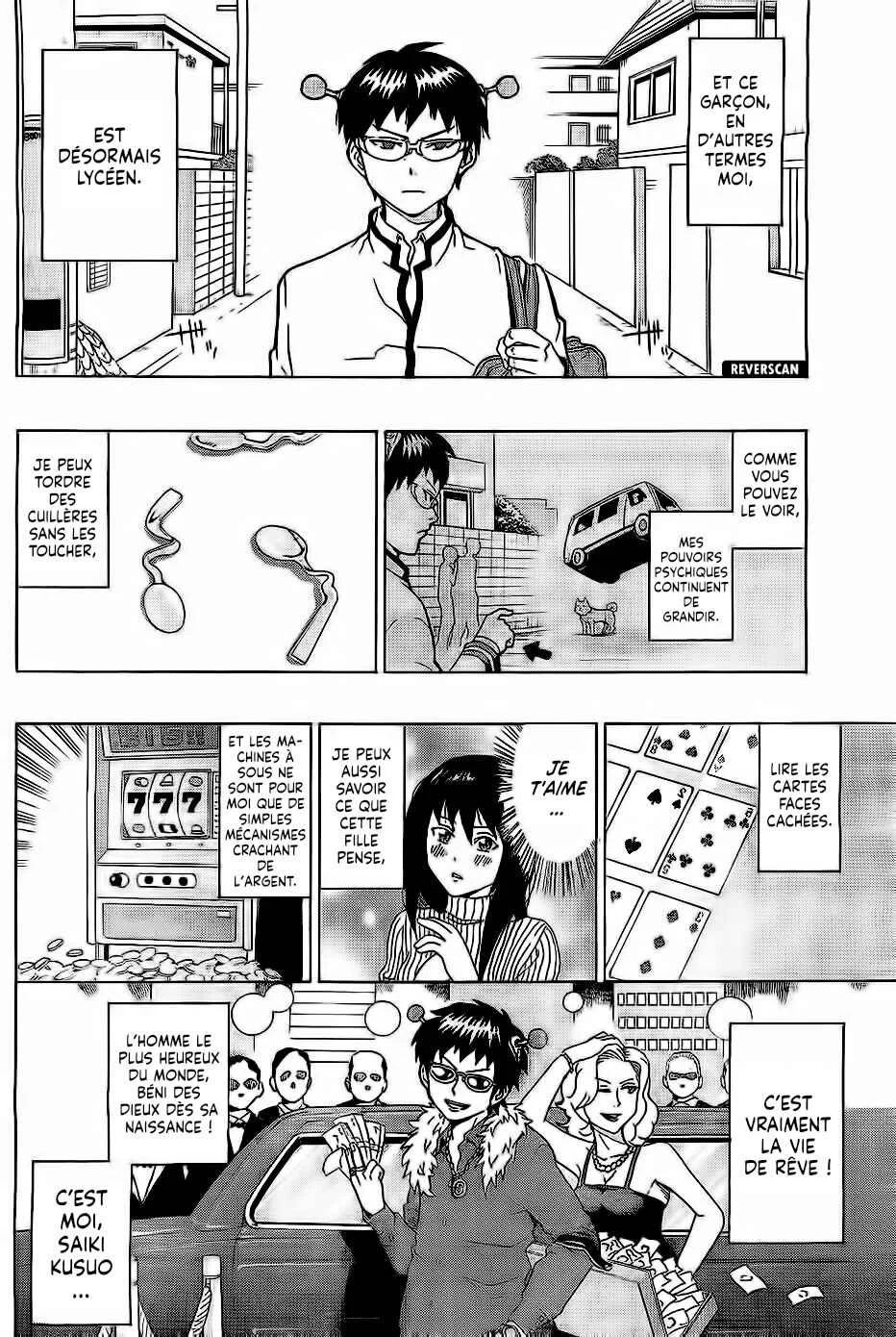 The Disastrous Life of Saiki K. Chapitre 1: La vie désastreuse de Saiki Kusuo - Page 10