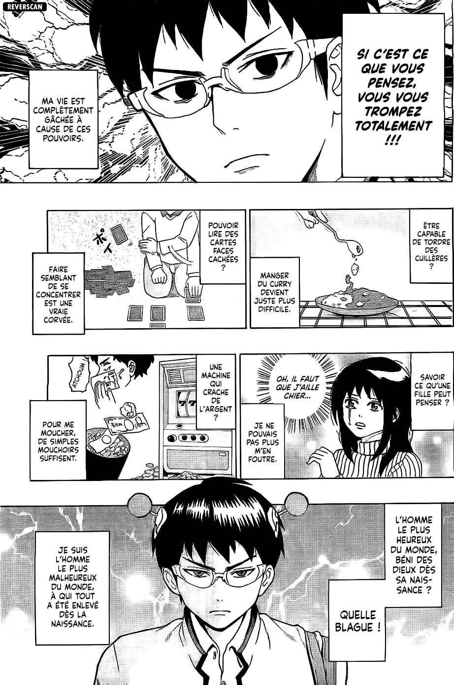 The Disastrous Life of Saiki K. Chapitre 1: La vie désastreuse de Saiki Kusuo - Page 11