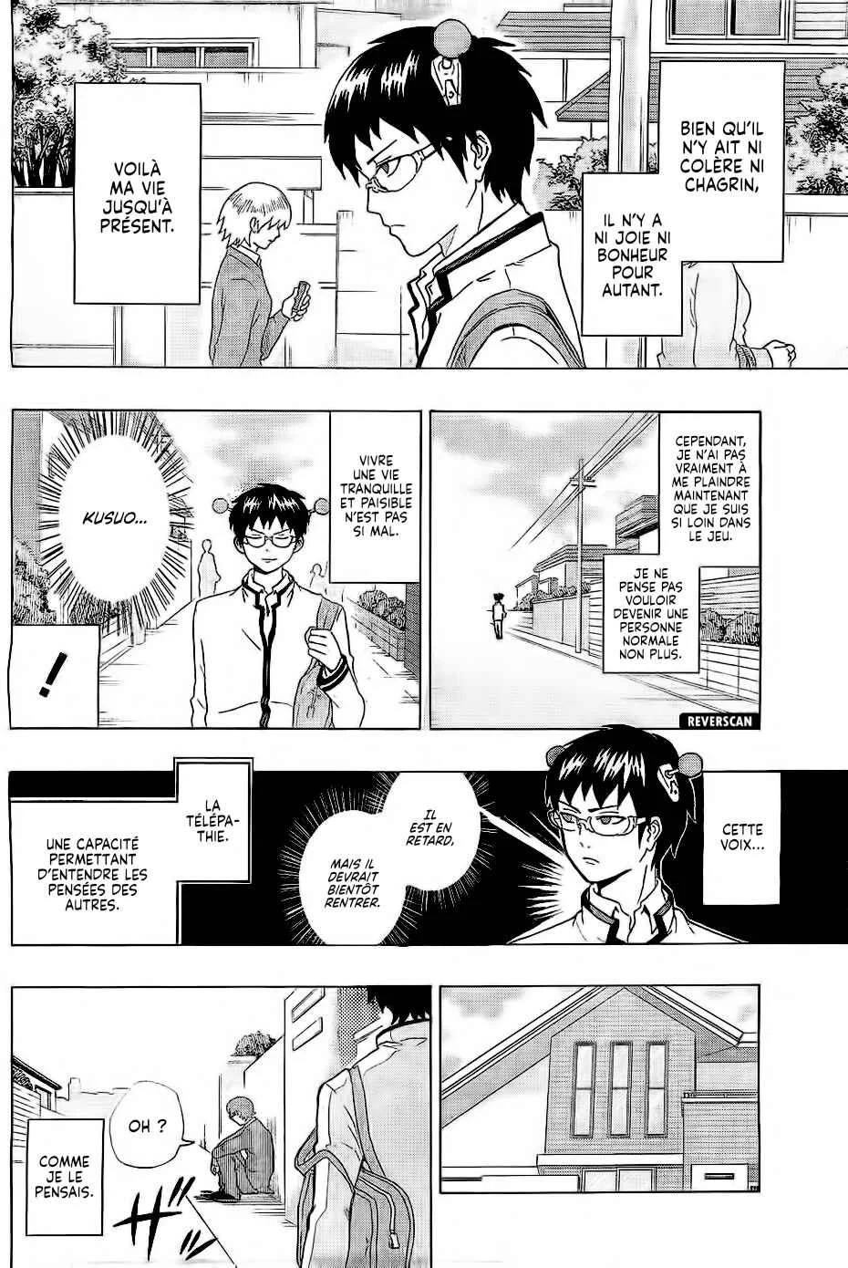 The Disastrous Life of Saiki K. Chapitre 1: La vie désastreuse de Saiki Kusuo - Page 14