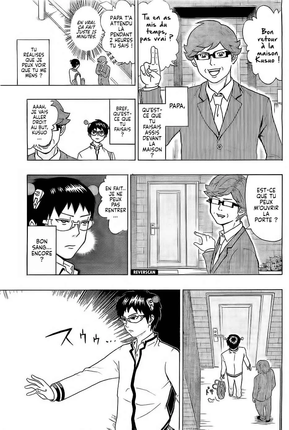 The Disastrous Life of Saiki K. Chapitre 1: La vie désastreuse de Saiki Kusuo - Page 15
