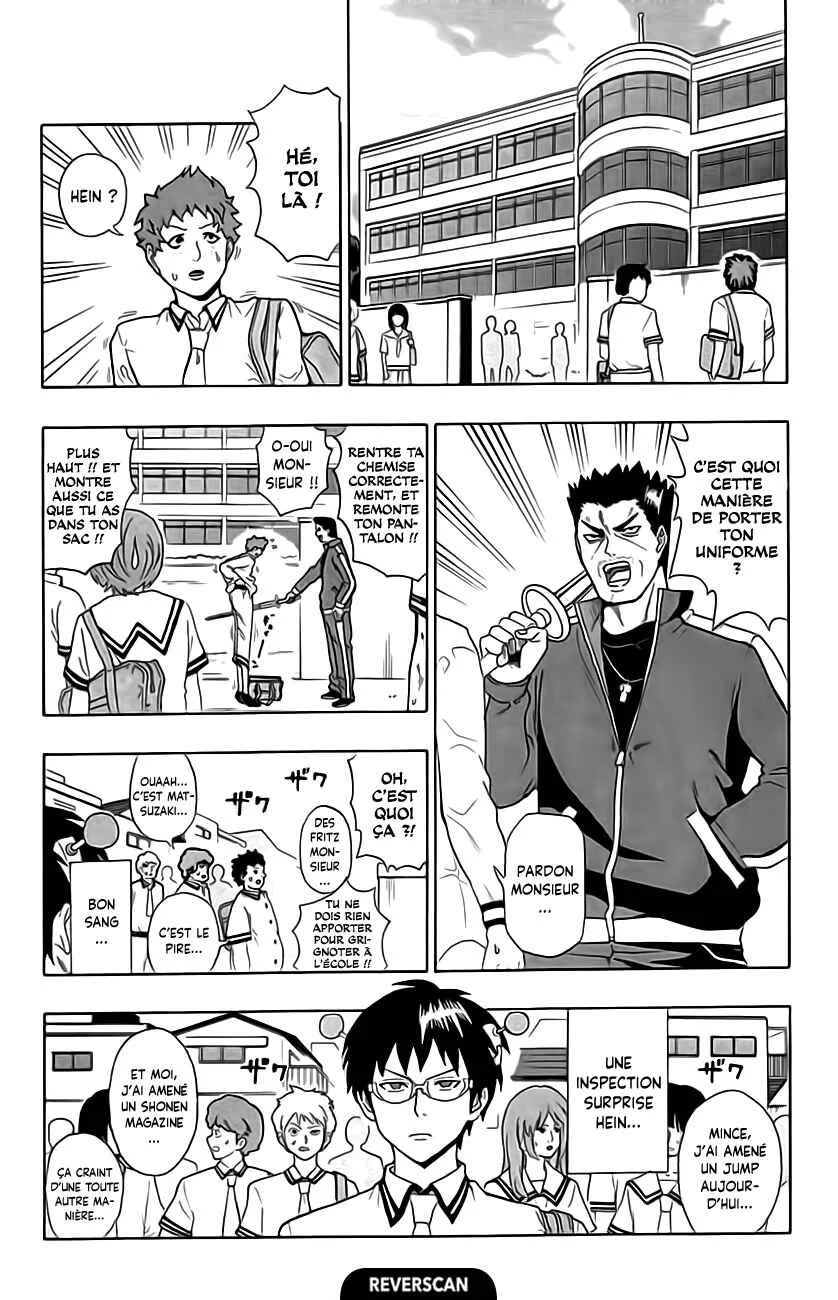 The Disastrous Life of Saiki K. Chapitre 10: ManipulaPSIon ! Contrôle mental ! - Page 1