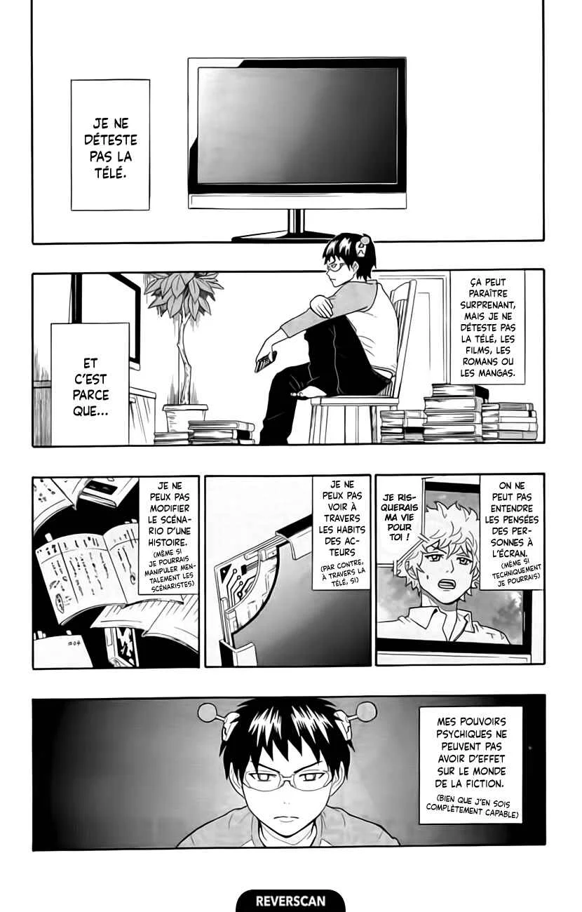 The Disastrous Life of Saiki K. Chapitre 14: Retrouvailles de longue date ! Psycheur - Page 1