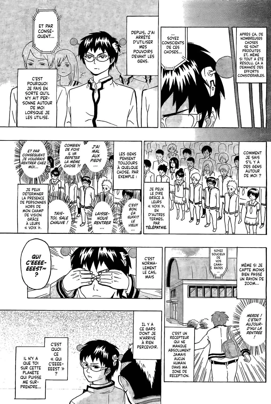 The Disastrous Life of Saiki K. Chapitre 2: Le pire abPSIlu ?! Nendo Riki - Page 6