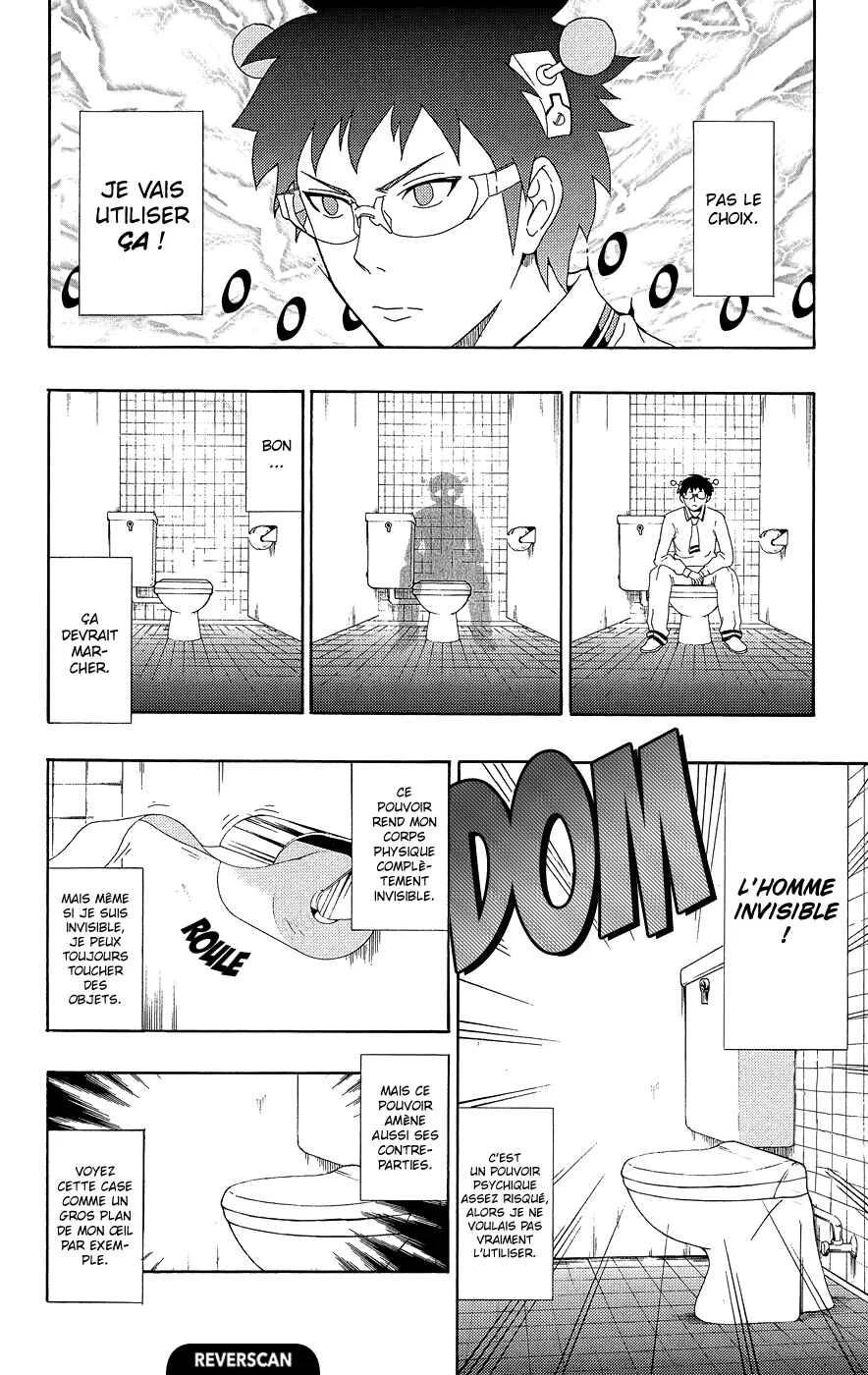 The Disastrous Life of Saiki K. Chapitre 20: S'échapper grâce au camouflage inviPSIble - Page 9