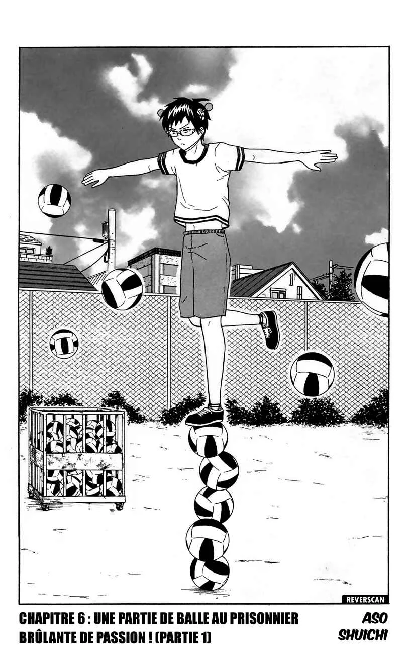 The Disastrous Life of Saiki K. Chapitre 6: Une partie de balle au prisonnier brûlante de passion ! (Partie 1) - Page 2