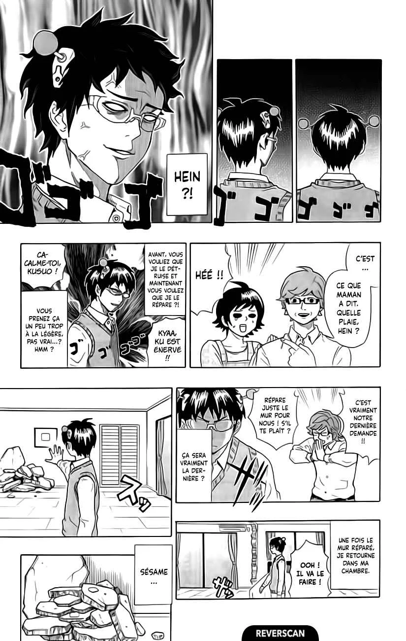 The Disastrous Life of Saiki K. Chapitre 9: RéorganisaPSIon de la maison de Saiki ?! Une refonte totale !! - Page 20
