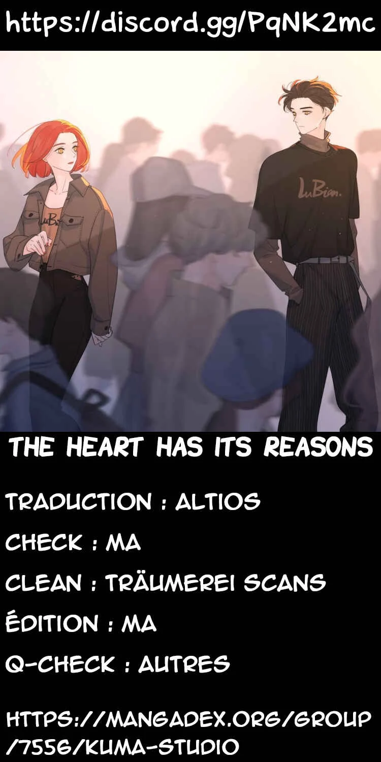 The Heart Has Its Reasons Chapitre 1: Les ennemis se retrouvent, un amour perdu sur scène - Page 1
