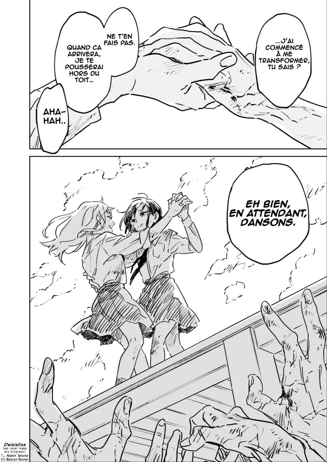 The High School Full of Zombies Chapitre 2: Le toit du corridor d'un lycée rempli de zombies (fin apparemment) - Page 5