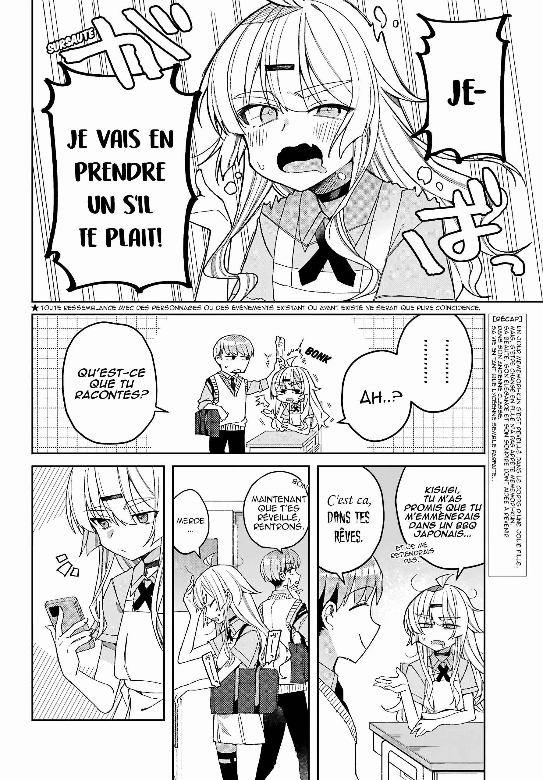 The Unrivaled Mememori-kun Chapitre 3: La personne que j'aime - Page 2