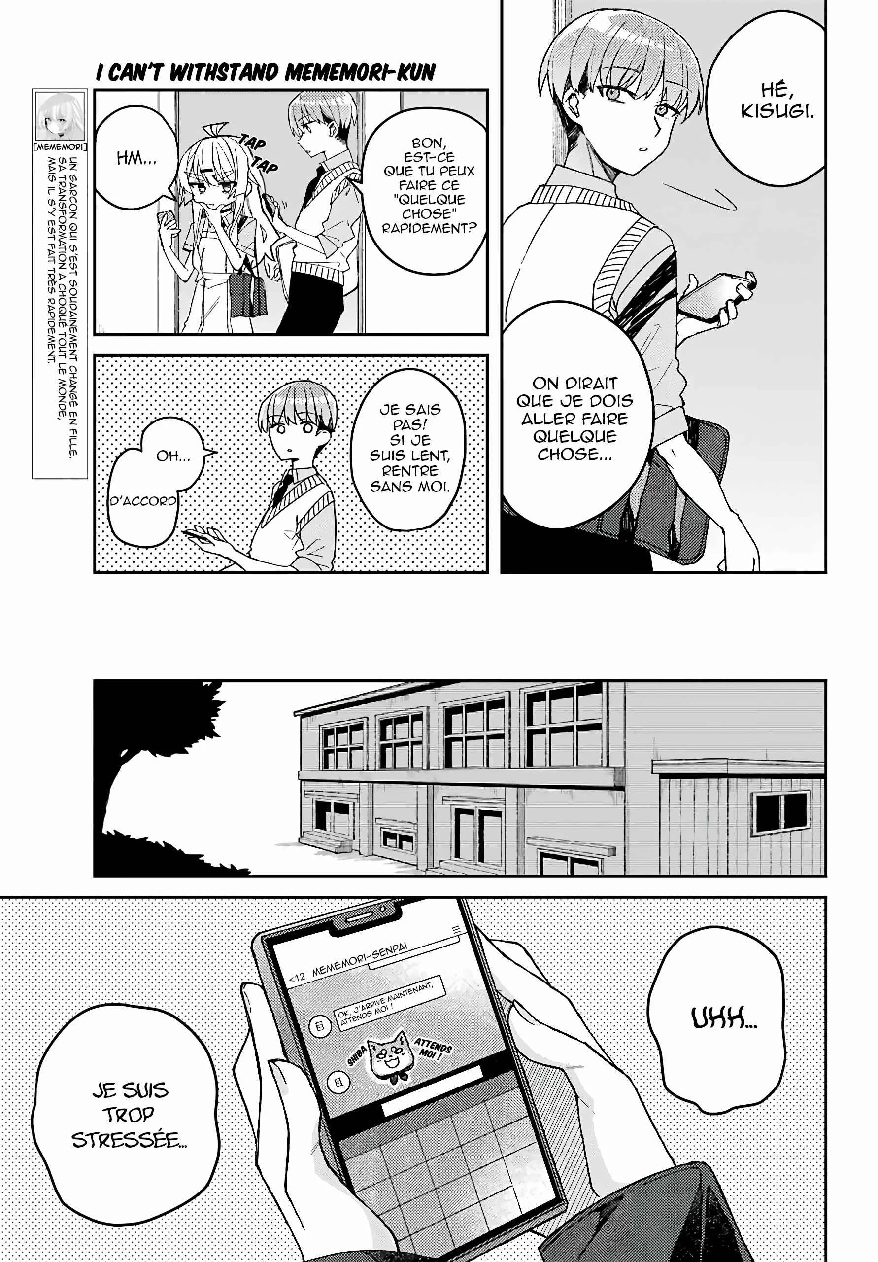 The Unrivaled Mememori-kun Chapitre 3: La personne que j'aime - Page 3