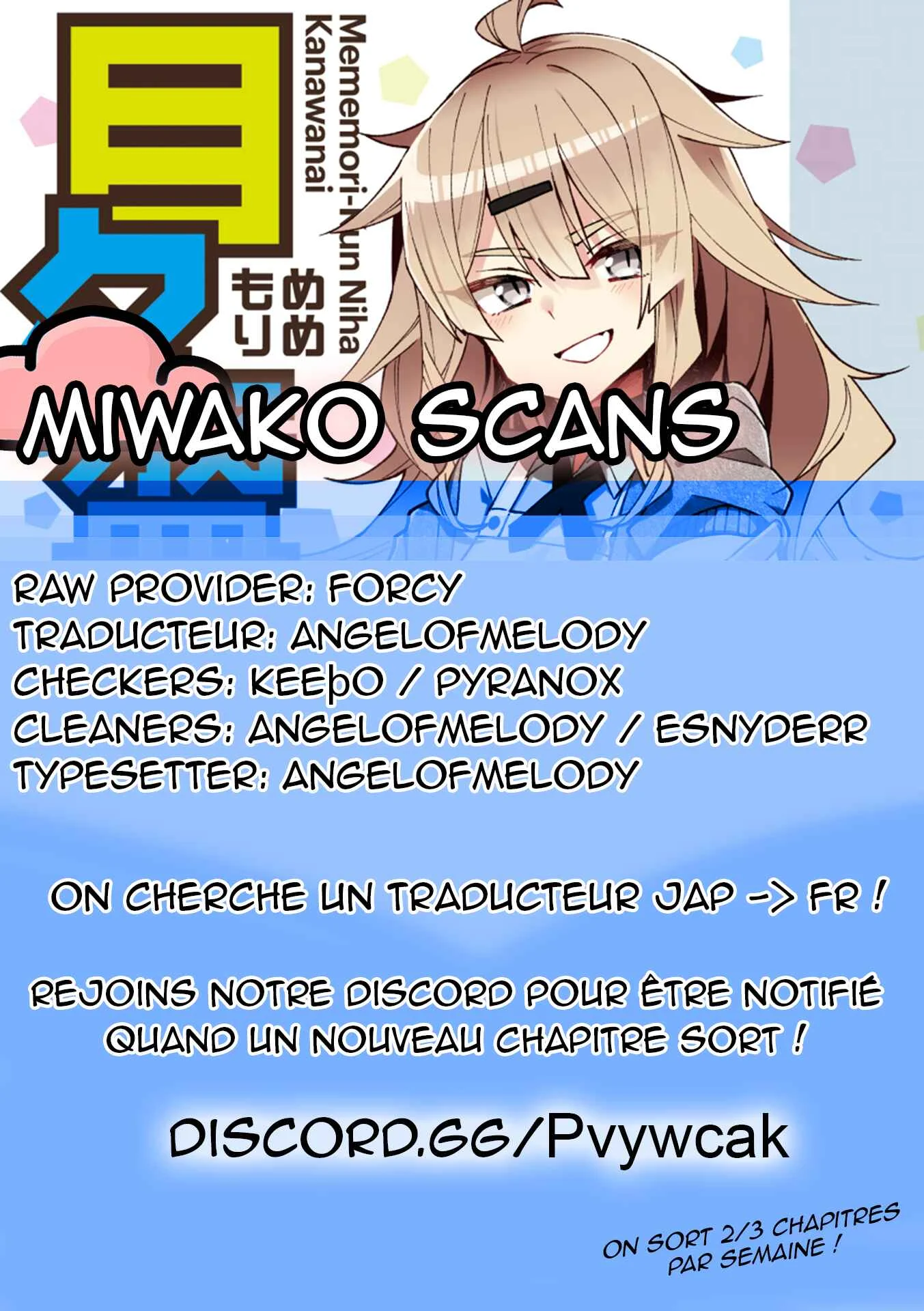 The Unrivaled Mememori-kun Chapitre 3: La personne que j'aime - Page 29