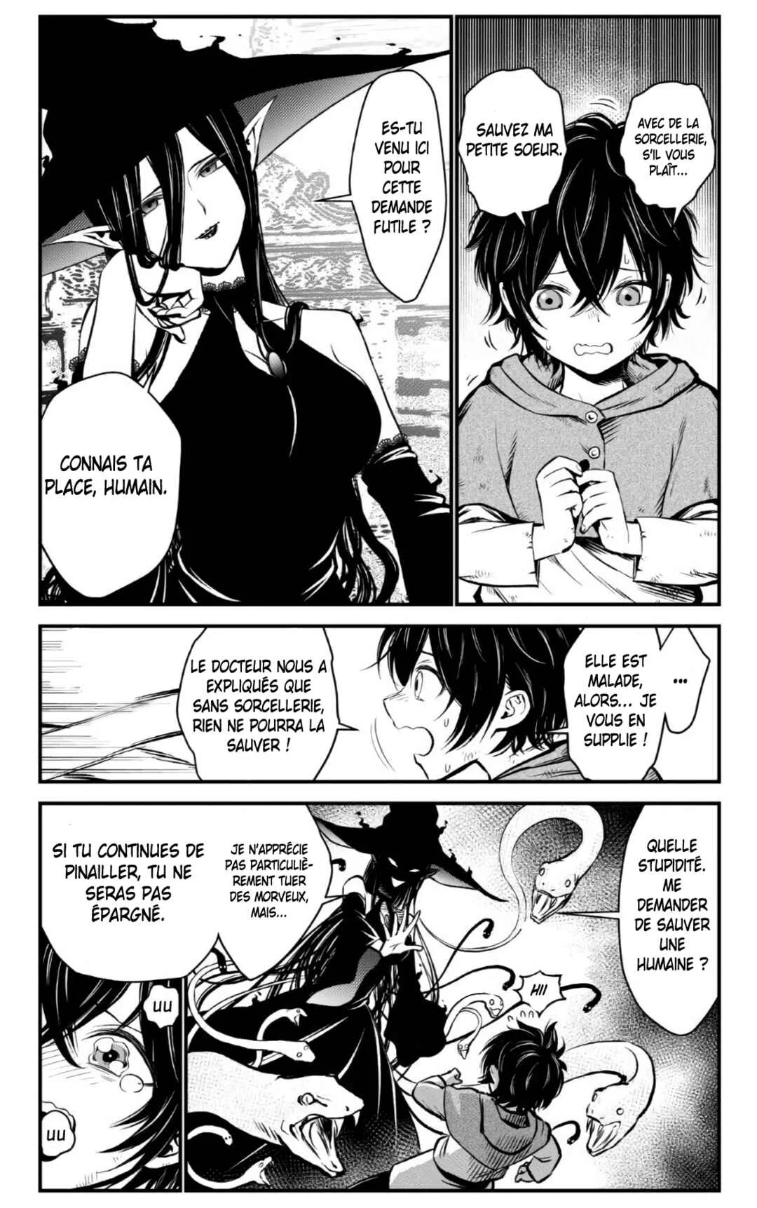 The Witch's Dealings with a Boy Chapitre 1: L'interaction de la Sorcière avec un petit garçon - Page 1