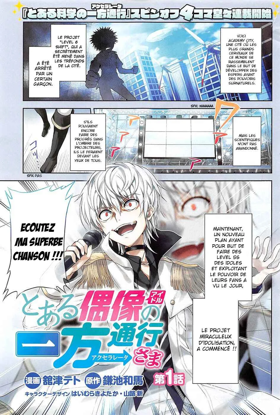 Toaru Idol no Accelerator-sama Chapitre 1 - Page 2