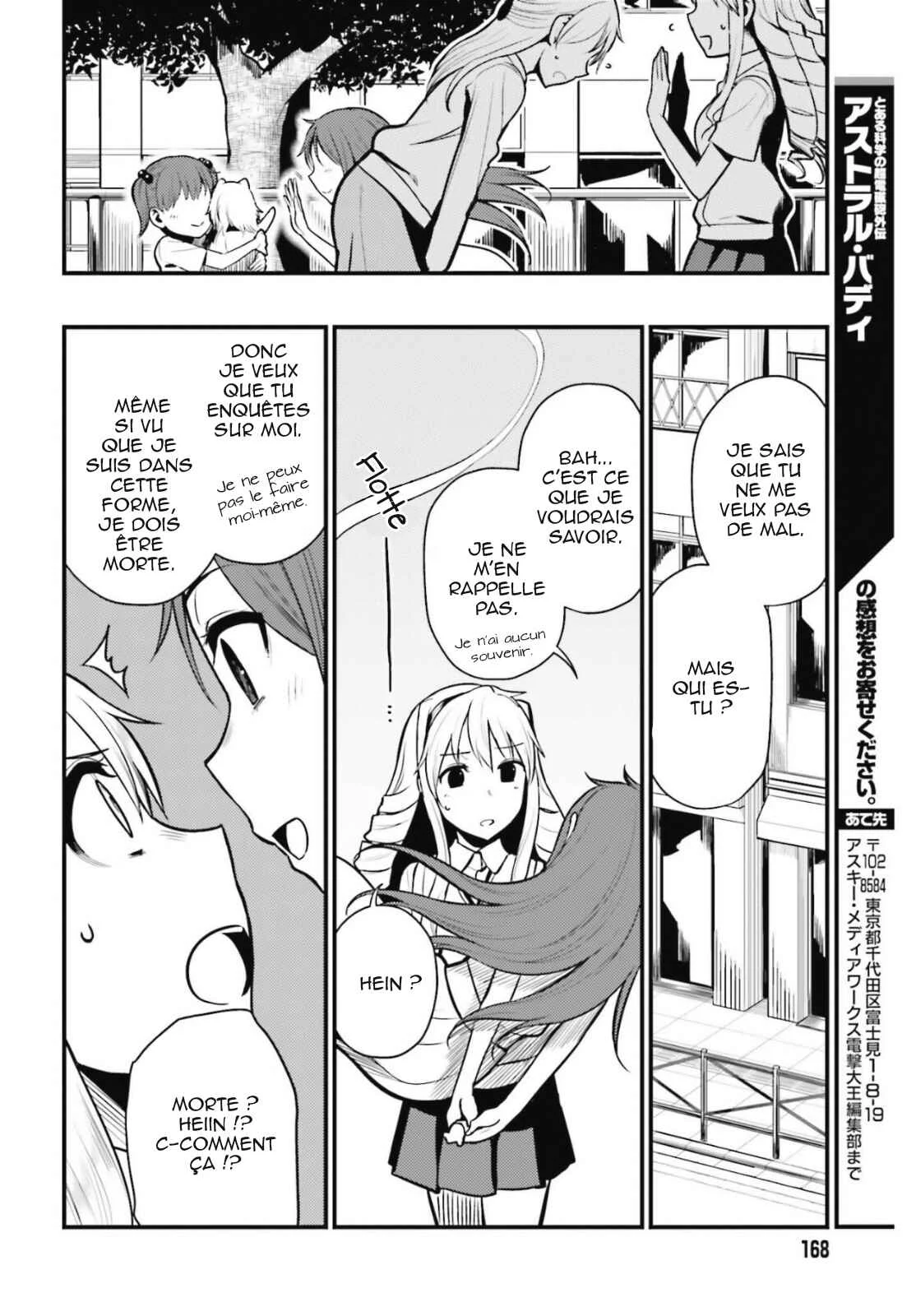 Toaru Kagaku no Railgun Gaiden - Astral Buddy Chapitre 2 - Page 21