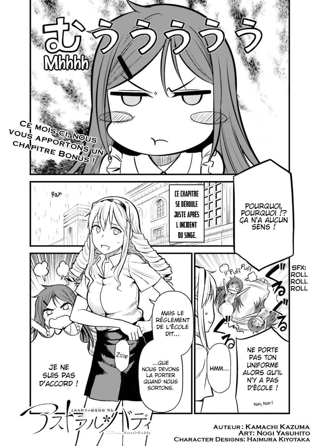 Toaru Kagaku no Railgun Gaiden - Astral Buddy Chapitre 5.5: Ch. 5.5 - Page 1