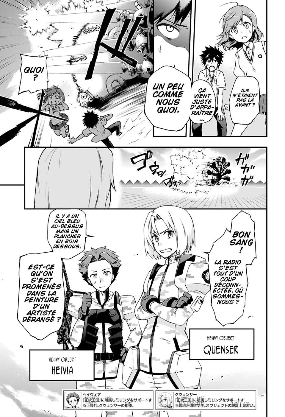 Toaru Majutsu no Heavy Zashiki Warashi ga Kantan na Satsujinhi no Konkatsu Jijou Chapitre 1: Une bataille dans autre monde qui commence par le "malheur" habituel de Kamijou Touma - Page 7