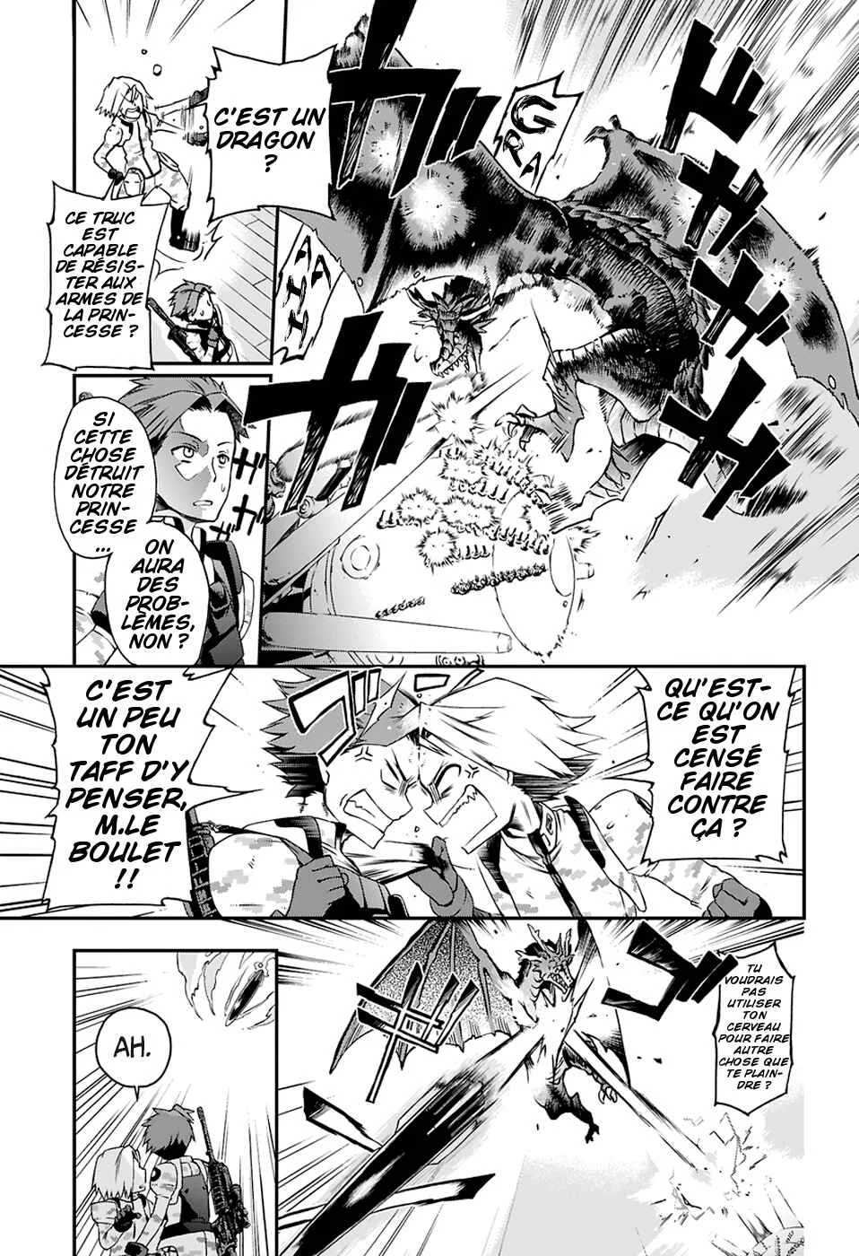 Toaru Majutsu no Heavy Zashiki Warashi ga Kantan na Satsujinhi no Konkatsu Jijou Chapitre 1: Une bataille dans autre monde qui commence par le "malheur" habituel de Kamijou Touma - Page 9