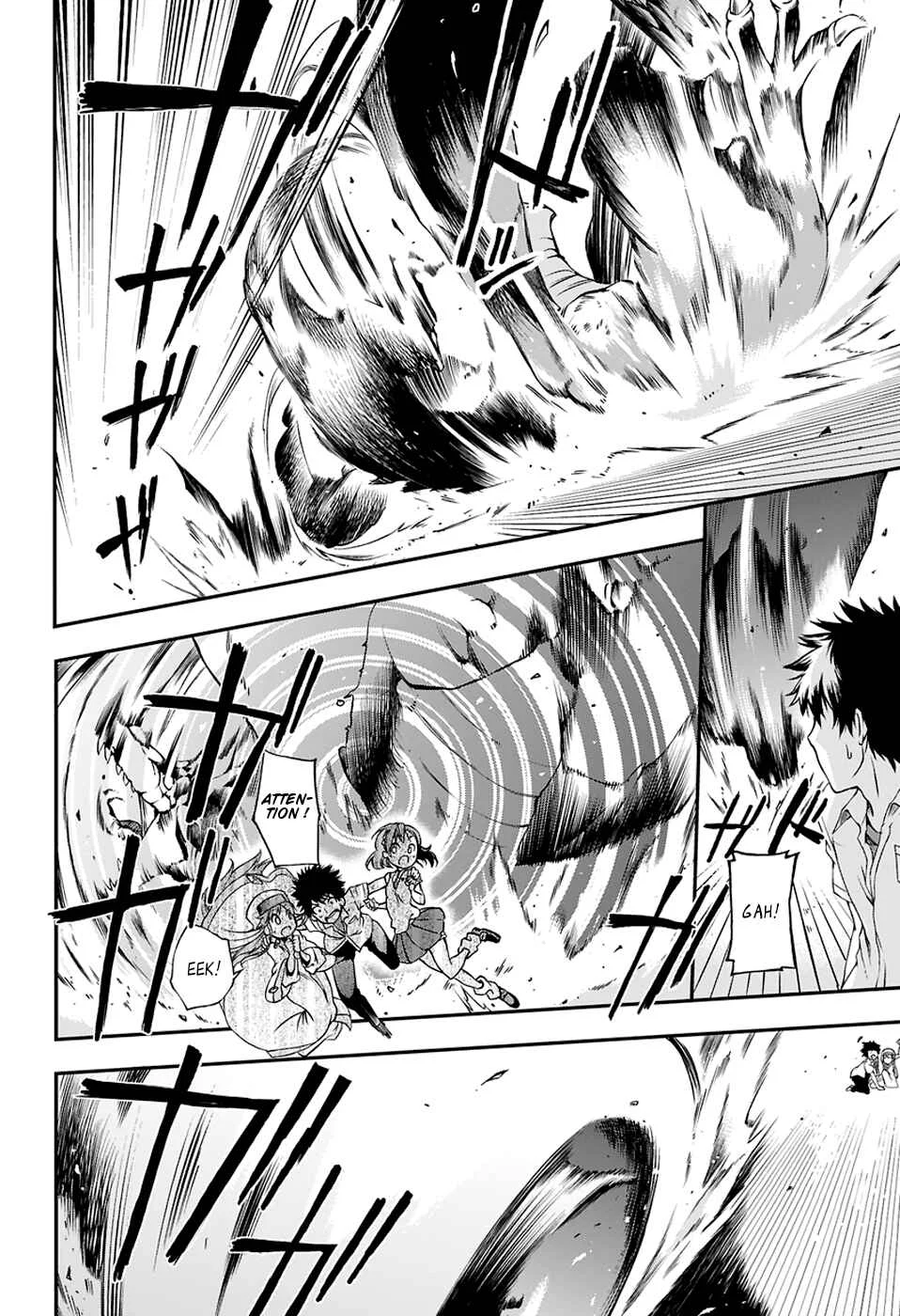 Toaru Majutsu no Heavy Zashiki Warashi ga Kantan na Satsujinhi no Konkatsu Jijou Chapitre 1: Une bataille dans autre monde qui commence par le "malheur" habituel de Kamijou Touma - Page 20