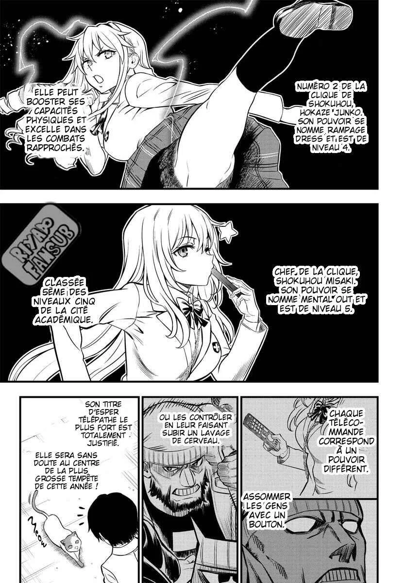Toaru Majutsu no Index Gaiden - Toaru Kagaku no Mental Out Chapitre 1.1: La reine de Tokiwadai partie 1 - Page 11